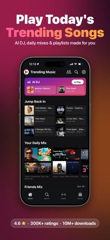 Trending Music Player screenshot