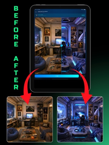 Gaming Room AI: Battle Setup iPad screenshot