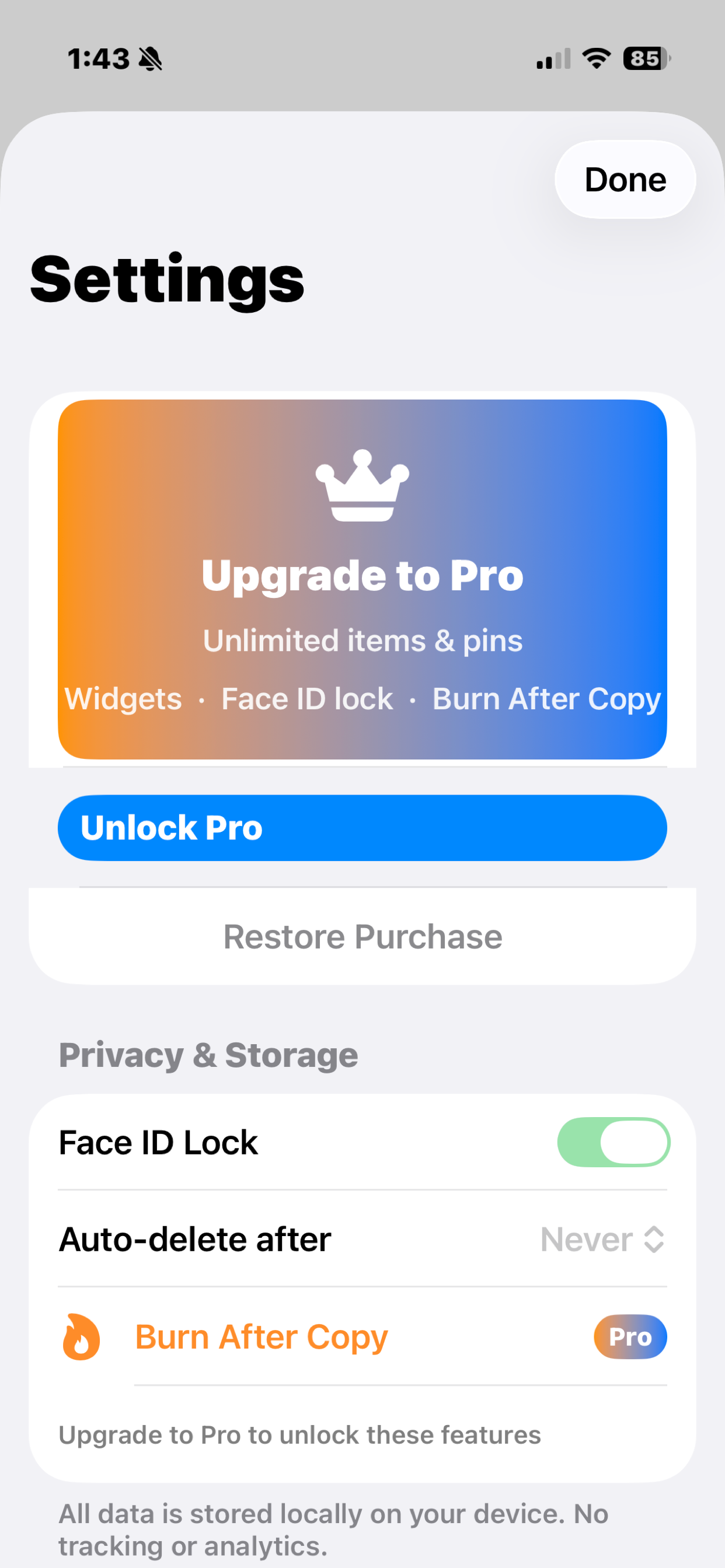 ClipSafe - Clipboard History