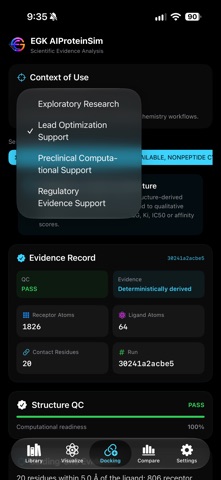 EGK AIProteinSim Screenshot 10 of 10