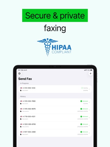 Mobile Fax: Send from iPhone iPad screenshot
