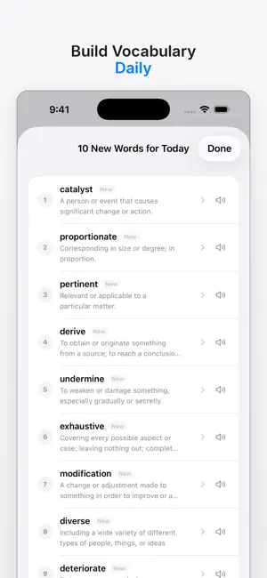 VocabAI: IELTS & TOEFL Words screenshot 3