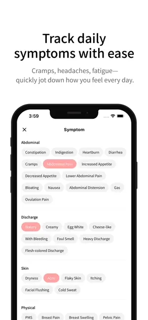 Simple Period Tracker - Cherri screenshot 2