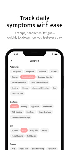 Simple Period Tracker - Cherri Screenshot 2 of 10