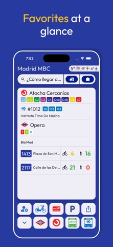 Madrid Metro Bus Cercanias iPhone screenshot