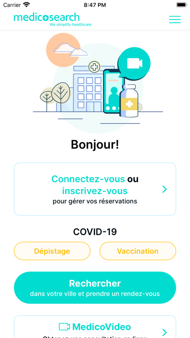 Screenshot #1 pour Medicosearch