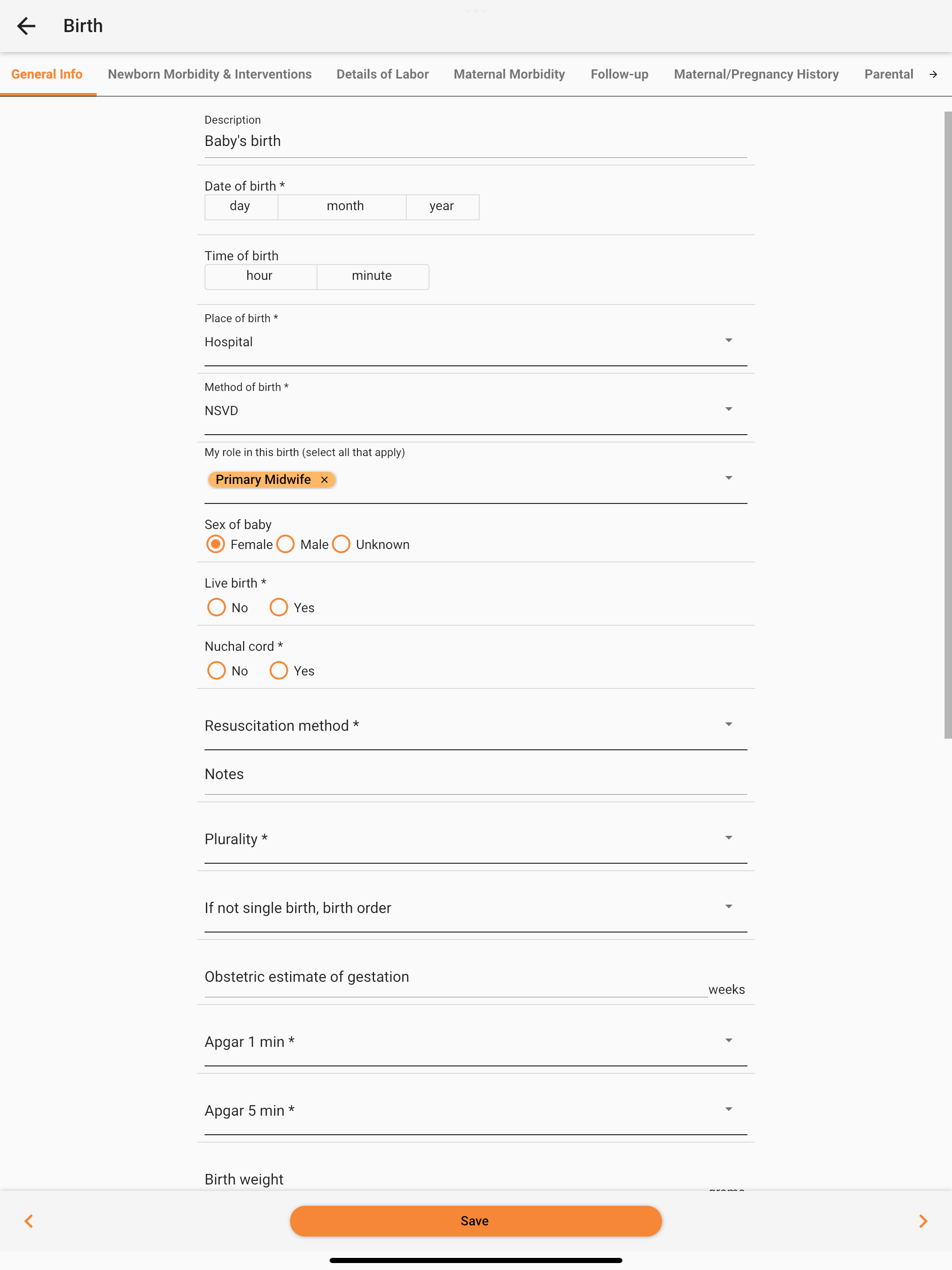 Midwife Mobile Stats screenshot 7