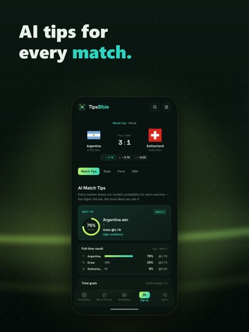 TipsBible Football Predictions iPad screenshot