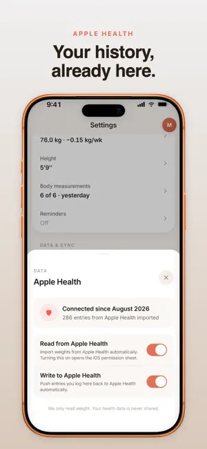 Track Weight & BMI Calc screenshot 3