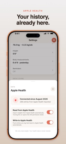 Weight Diary, BMI Tracker Screenshot 3 of 7