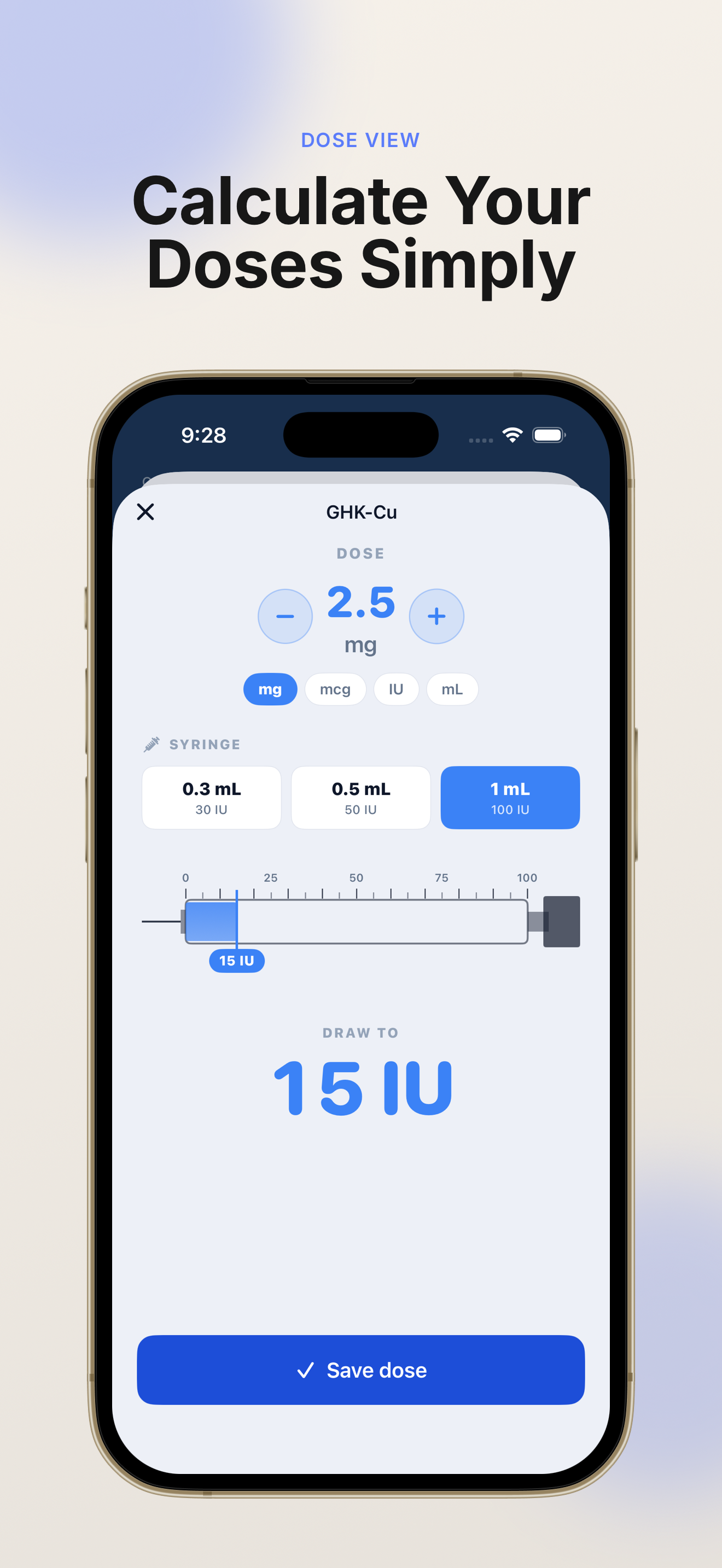Peptide Tracker: LynkDose