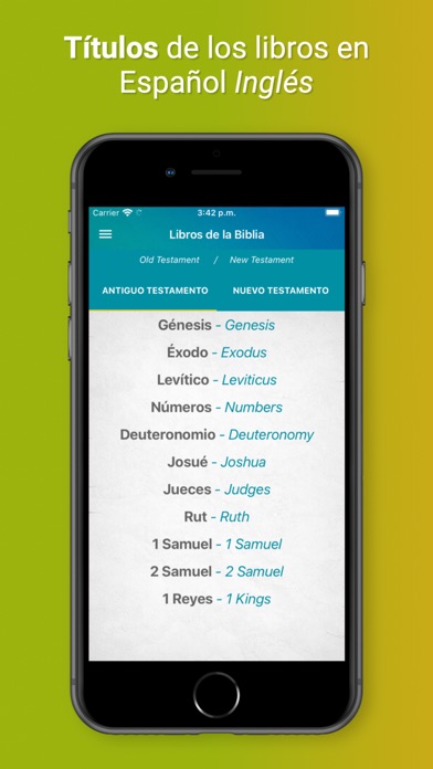 Biblia Bilingüe Español Inglés Screenshot