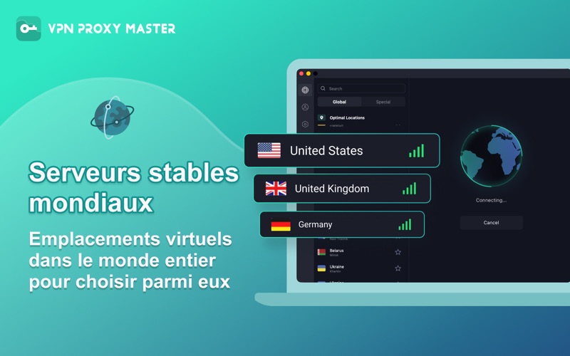 Screenshot #2 pour VPN Proxy Maste® Unlimited VPN