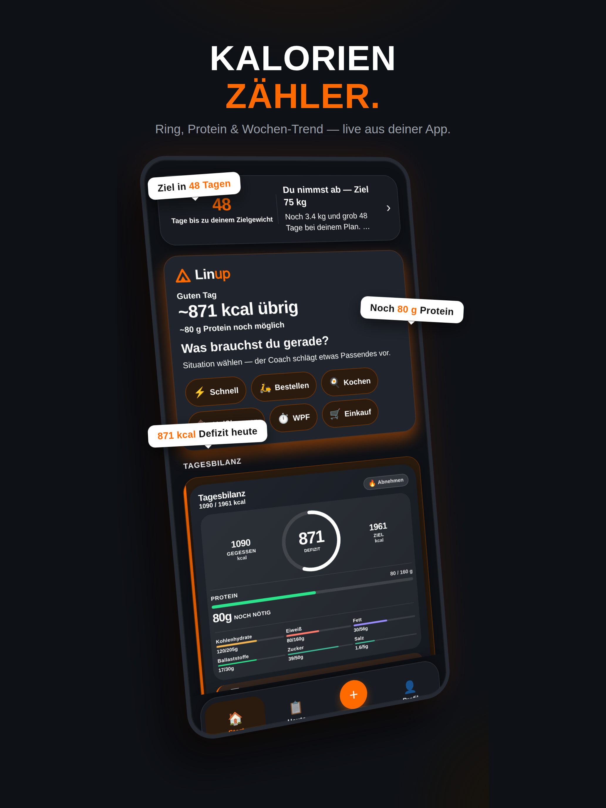 Linup: Kalorien & Abnehmen screenshot 4