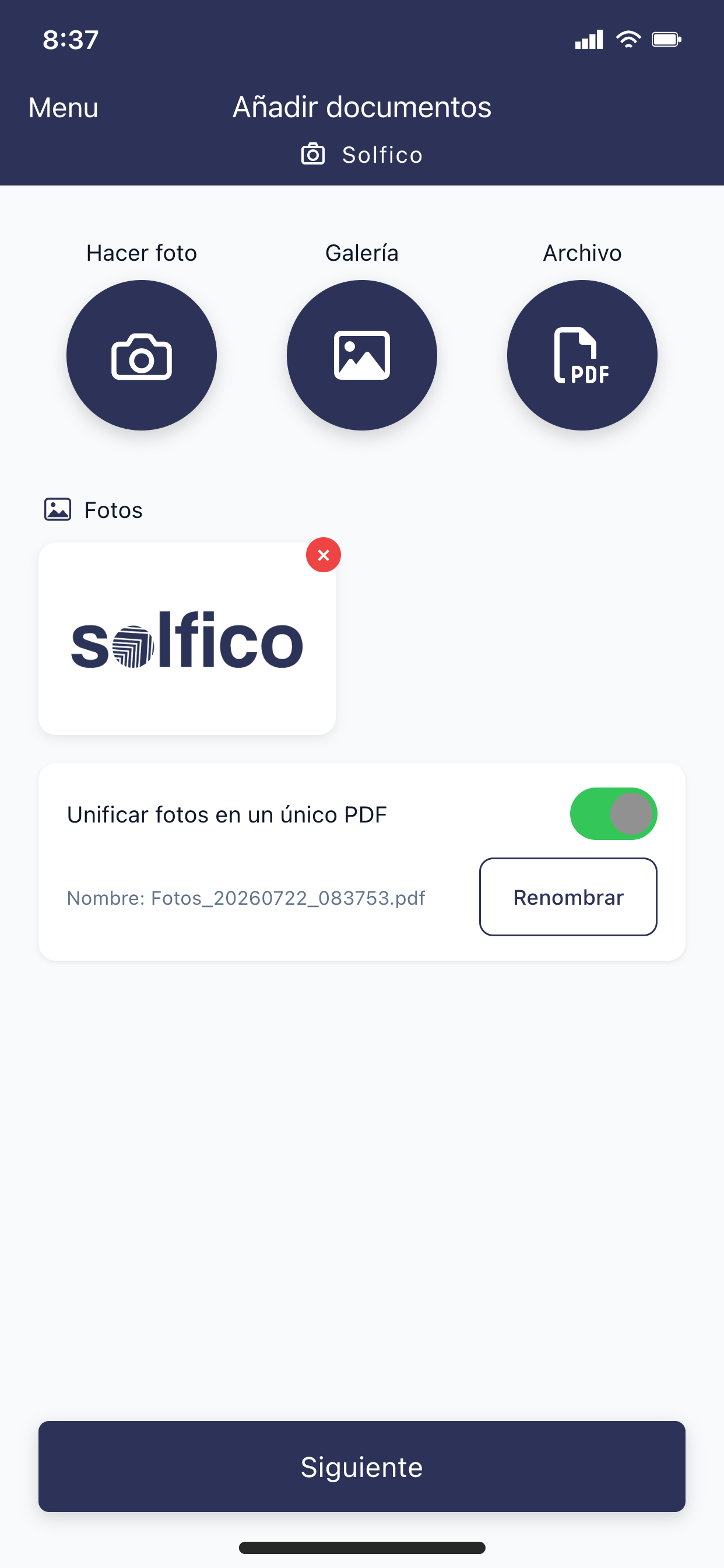 Solfico screenshot 4
