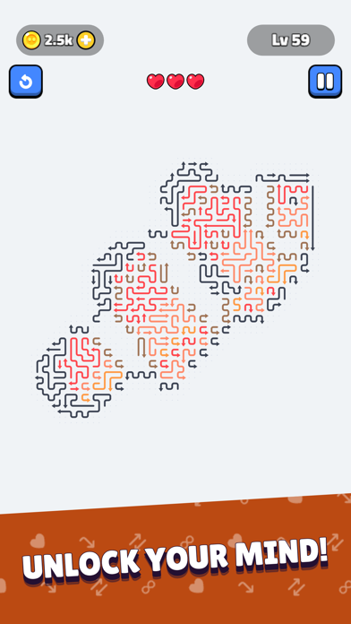 Screenshot #1 pour Arrows Flow: Escape Puzzle