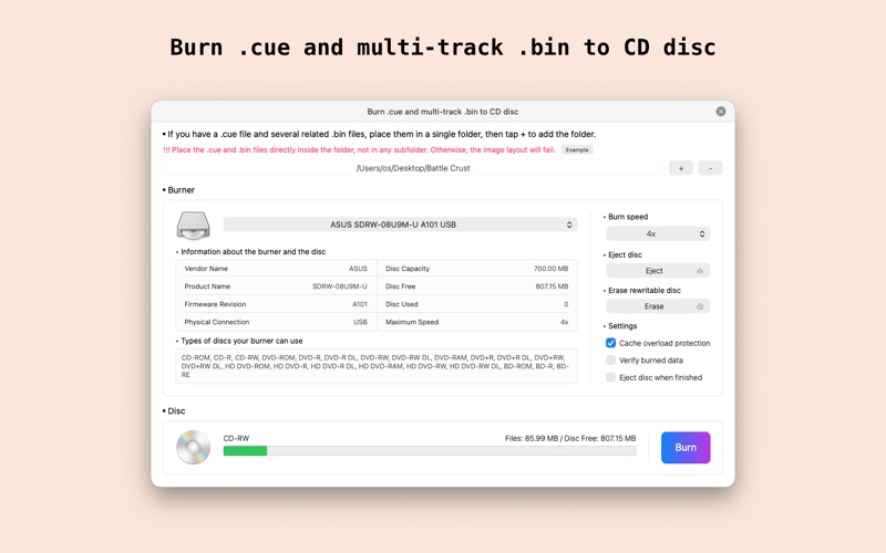 App screenshot