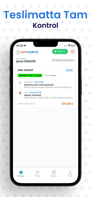 App Kurye screenshot 3