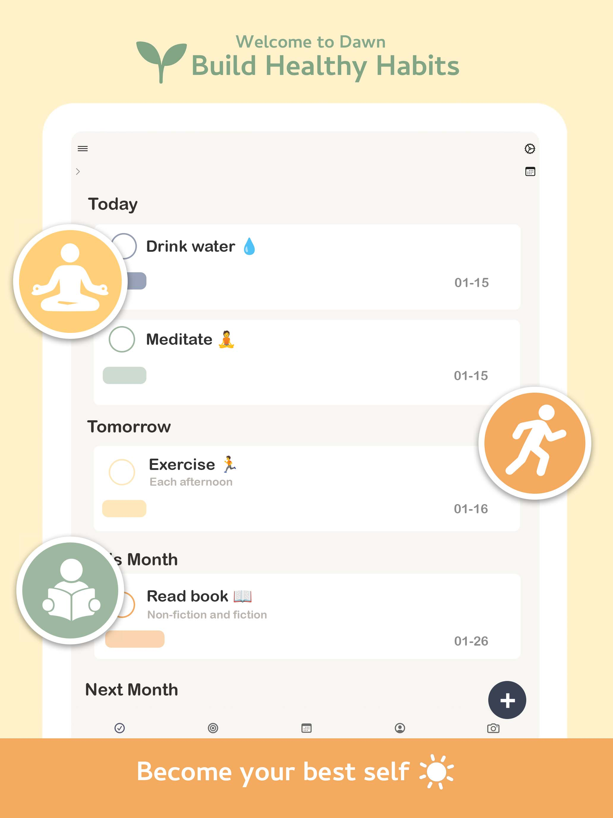 Dawn - Goal & Habit Tracker