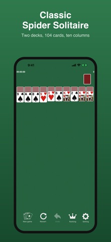 Solitaire / Spider iPhone screenshot