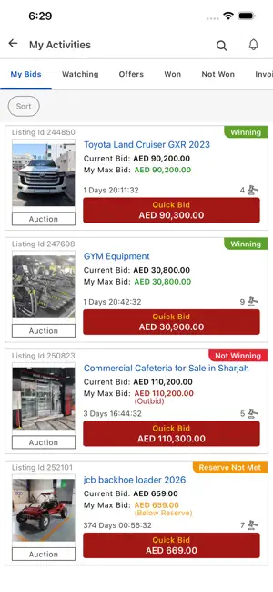 Pioneer Auctions AE screenshot 4