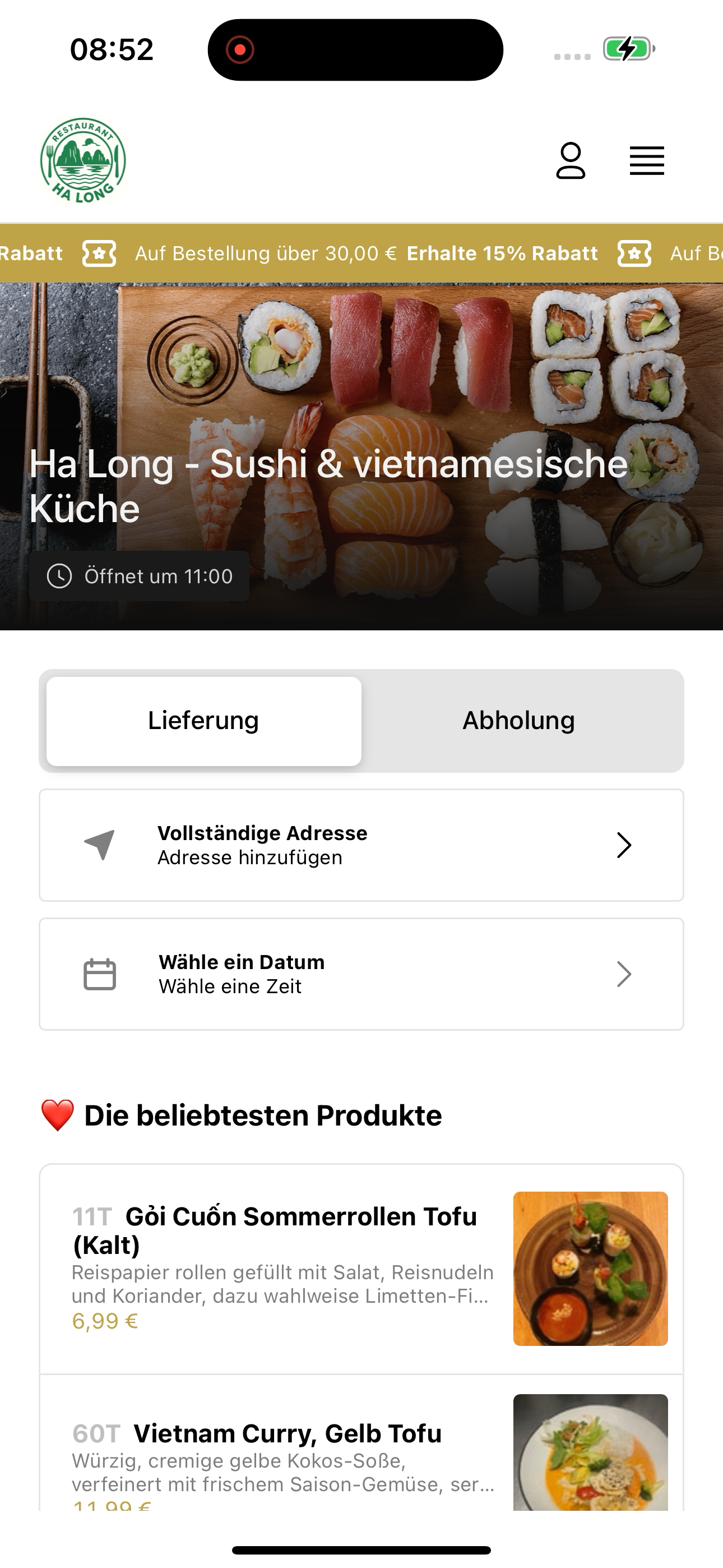 Ha Long - Sushi & vietnamesisc screenshot 3