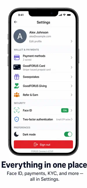 FORUS Connect Mobile screenshot 3