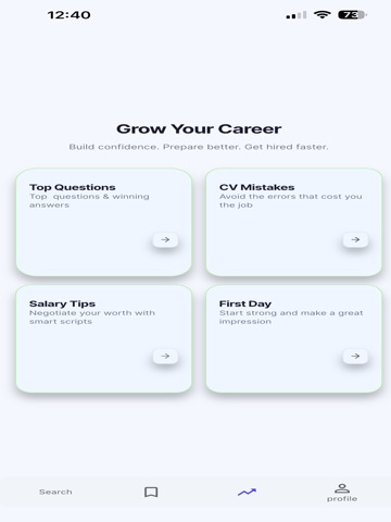 JobHook iPad screenshot
