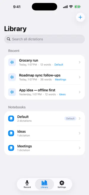 Spokn - Voice Notes screenshot 3