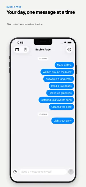 Bubble Page screenshot 1