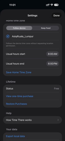 Time There: World Clock Screenshot 5 of 5