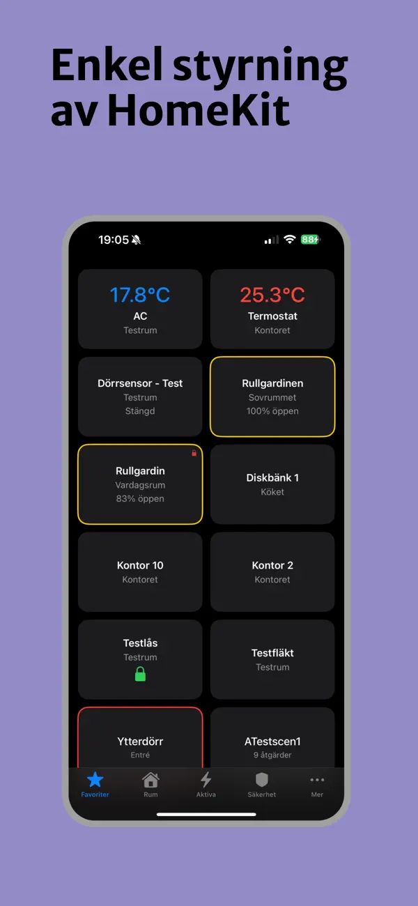 Screenshot #1 pour MyHomeDash