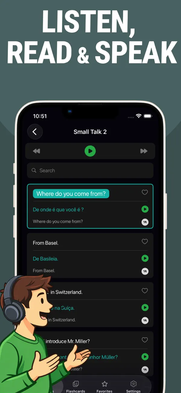 Screenshot #3 pour Learn Portuguese - Lentil