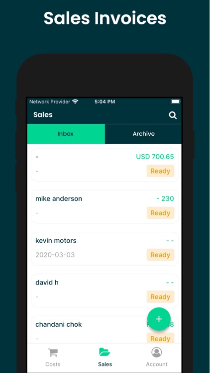 SAYANA Invoice Automation