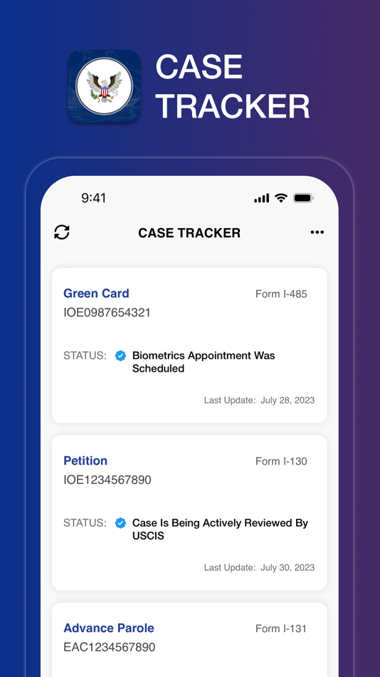 #1. Case Tracker for USCIS Cases (iOS) 由: Praven Moorthy