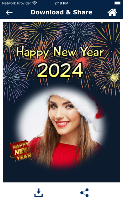New Year Cards Greetings 2025 Screenshot