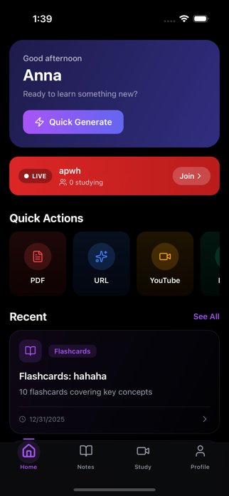 EduFeed - AI Study Companion Screenshot 2 of 5