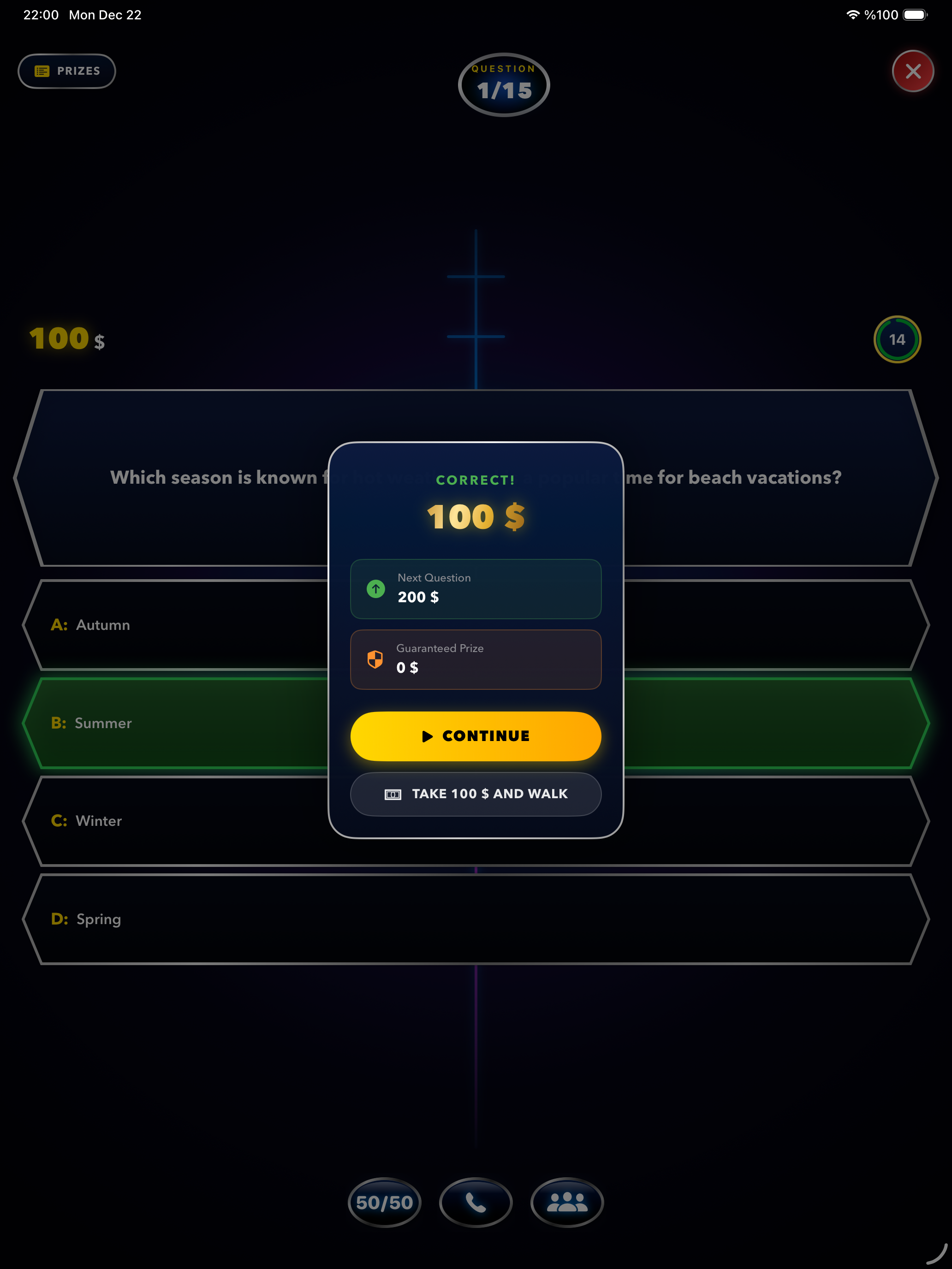 Millionaire Quiz - Trivia Game