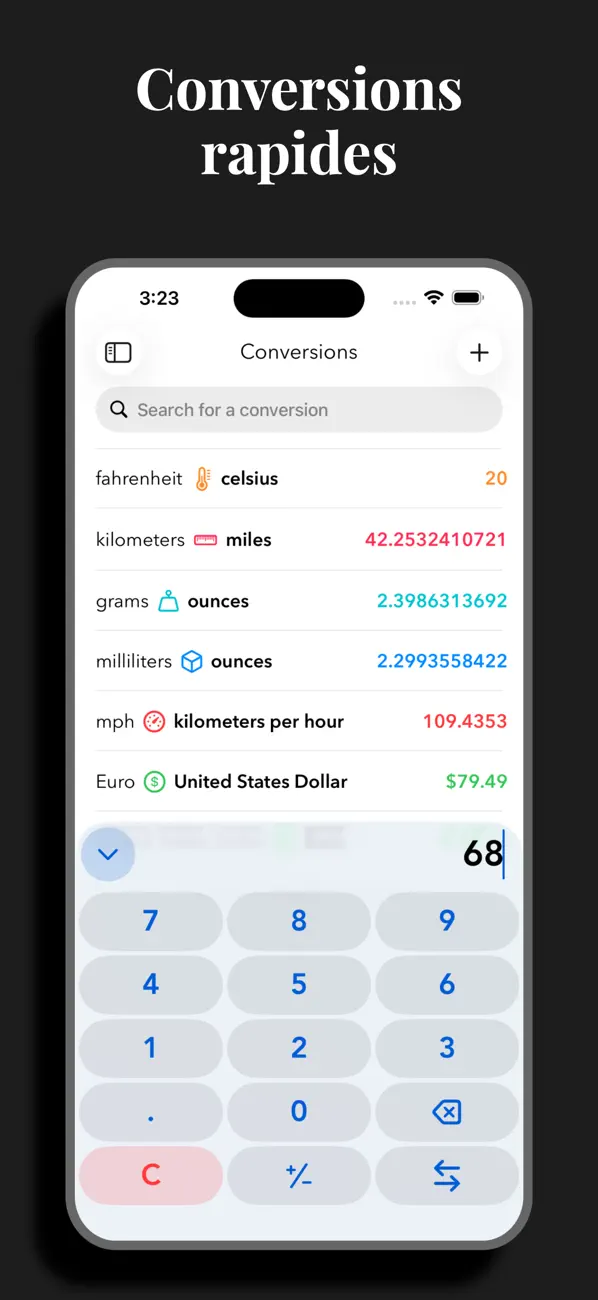 Screenshot #3 pour Morpho convertisseur d’unités