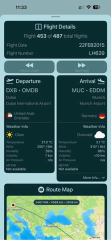 PaxLog - Flight Logbook screenshot