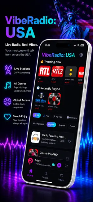 Am Radio USA Online: Live Fm screenshot 1