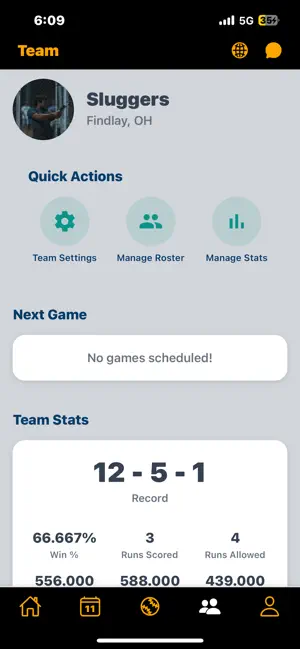 SP Softball screenshot 2