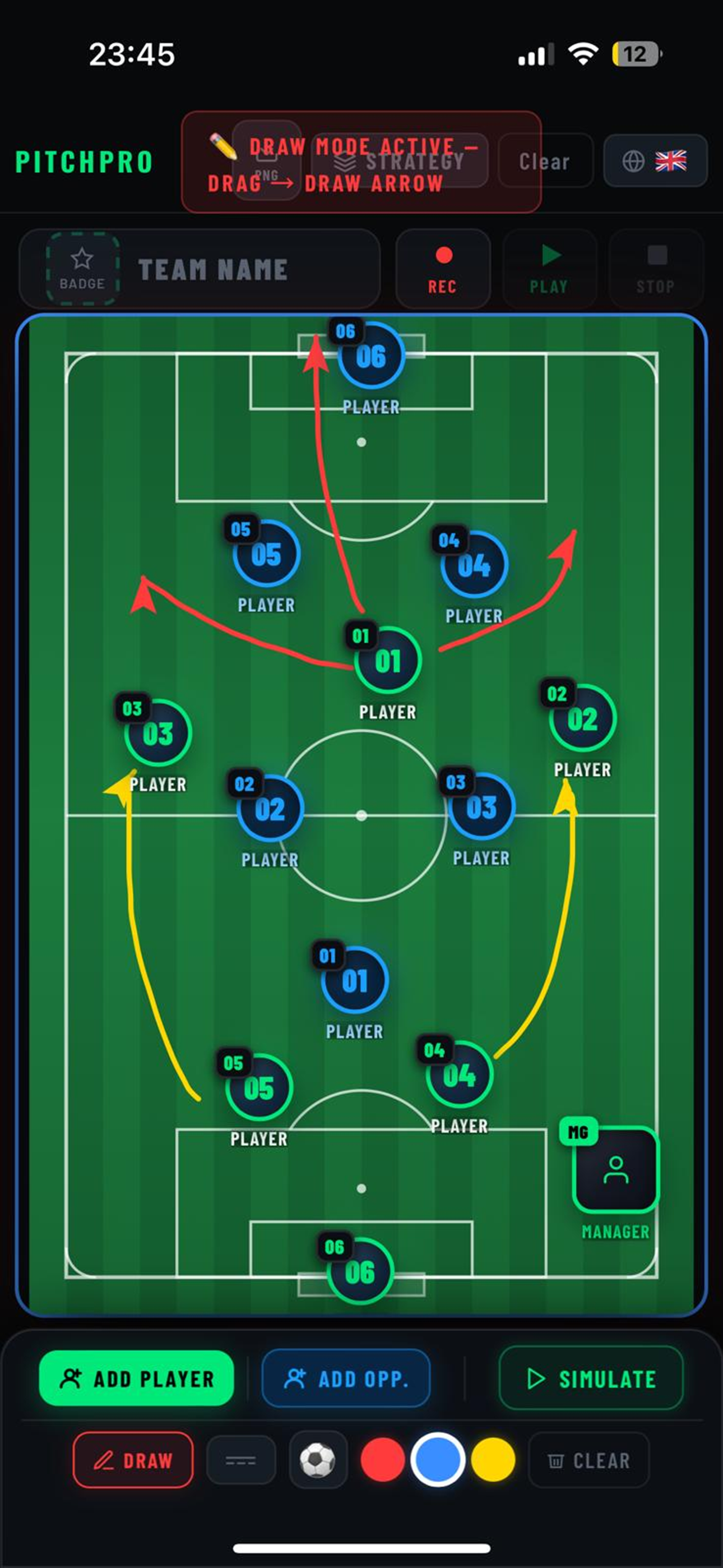 Football Tactics: PitchPro
