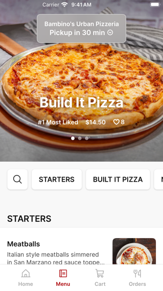 Bambino's Urban Pizzeria To Go Screenshot