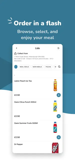 Lido Takeaway screenshot 1