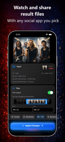Video Files Converter: MP4,MP3 iPhone screenshot