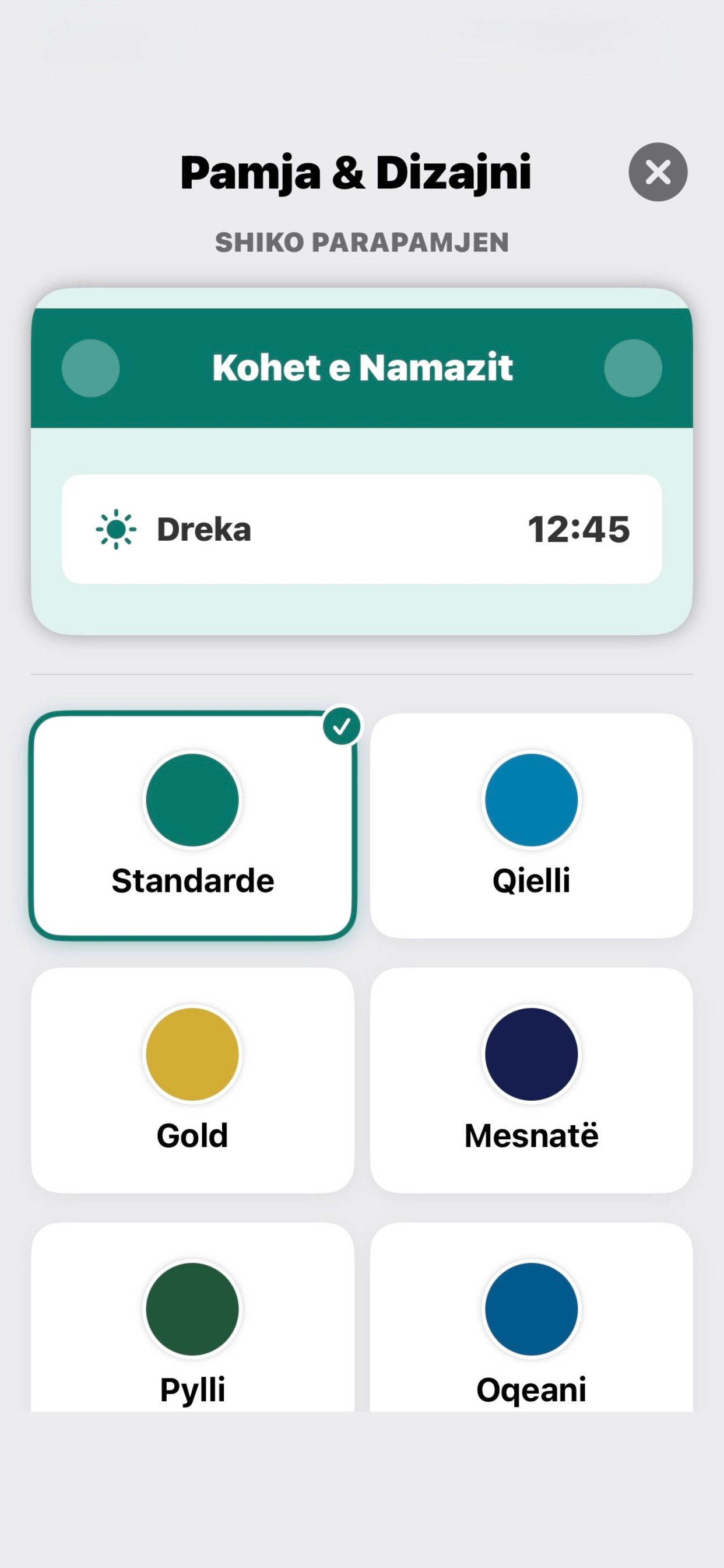 Kohet e Namazit, Busulla