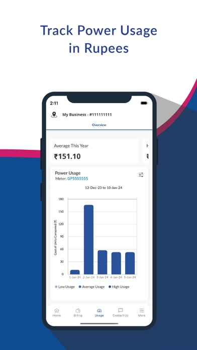 DGVCL Smart Meter Screenshot