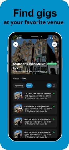 The Gigs App Screenshot 3 of 5