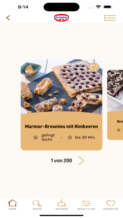 Rezeptideen von Dr. Oetker Screenshot